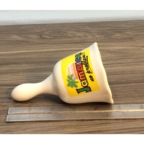 Souvenir Bell From Jamacia 4.75” Jamaica No Problem Colorful Collectors Item - Picture 6 of 7